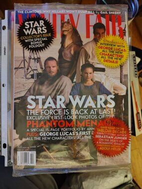 Vanity Fair February 1999 Star Wars Collectors Issue With Bonus Foldout